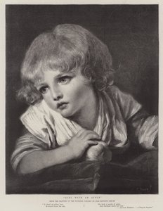 ಆಪಲ್ ಟರ್ಕ್ ಹೊಂದಿರುವ ಹುಡುಗಿ by Jean Baptiste Greuze